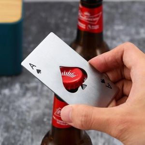 ♠️ Awesome Metallic Ace Of Spades Poker Card Bottle Opener ♠️